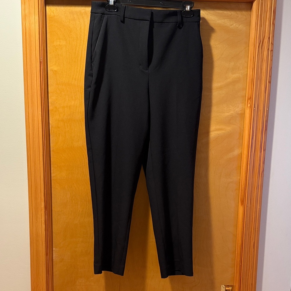 Express Editor Straight Black Dress Pants